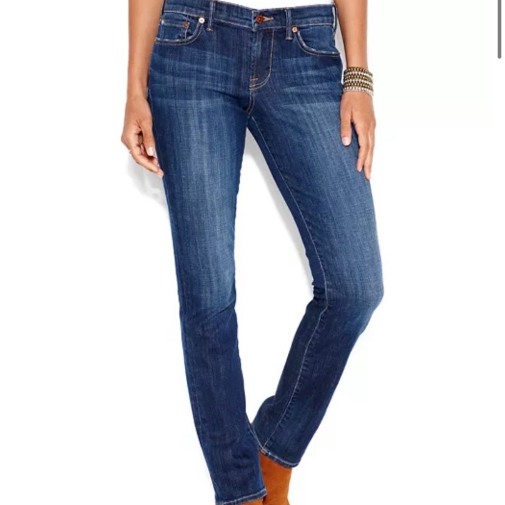 Lucky Brand low rise straight leg jeans